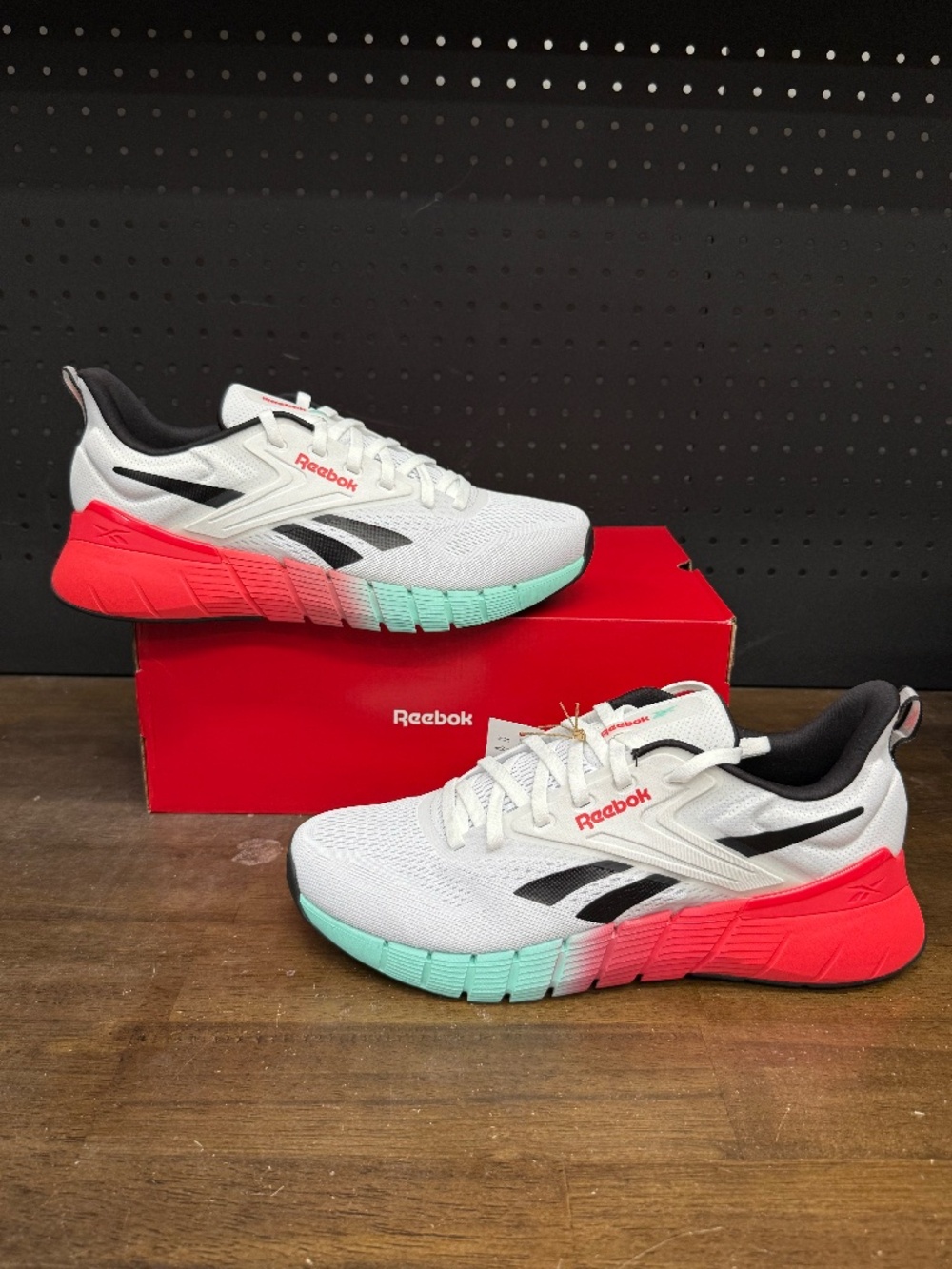 New W/ Box! Men's Reebok Nano Gym 'White/Black/Energy Red' Training Sneakers